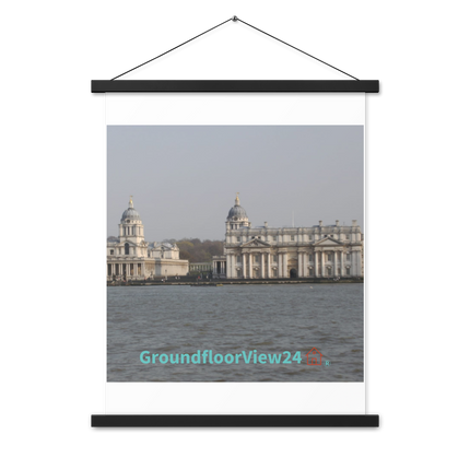 Riverside Beauty Poster with hangers with groundfloorview24 with House Logo