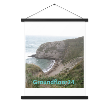 Sea & Hills Poster with hangers with Groundfloor24 without House Logo