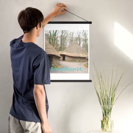 Village Charm Poster with hangers with Groundfloor24 without House Logo