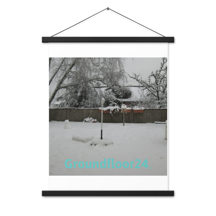 Winter Wonderland Poster with hangers with Groundfloor24 without House Logo