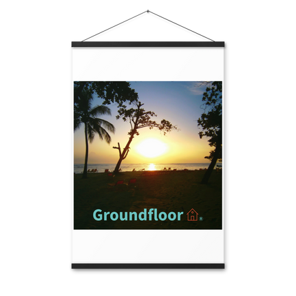 Beautiful Sea View Poster with hangers with Groundfloor with House Logo
