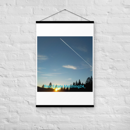 Attractive Sinari Poster with hangers with realestatematching24 without key Logo