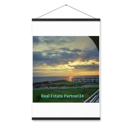 Natural View Poster with hangers with realestatepartner24 with house Logo