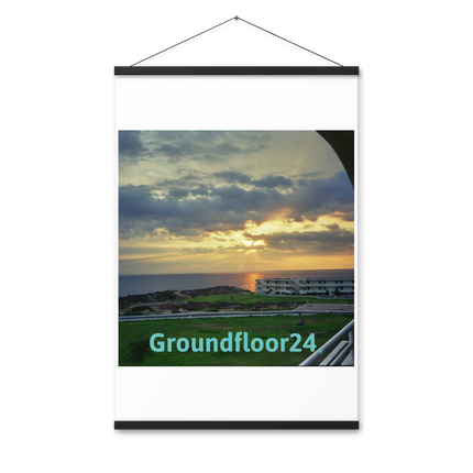 Natural View Poster with hangers with Groundfloor24 without House Logo