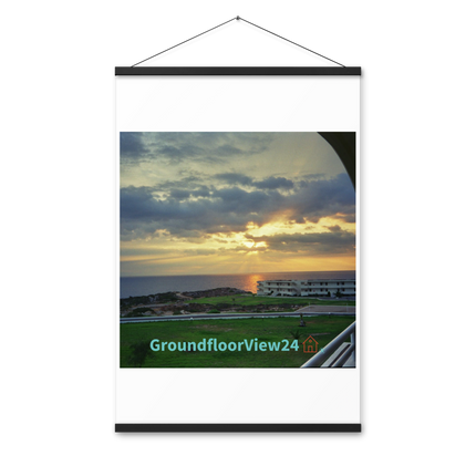Natural View Poster with hangers with groundfloorview24 with House Logo