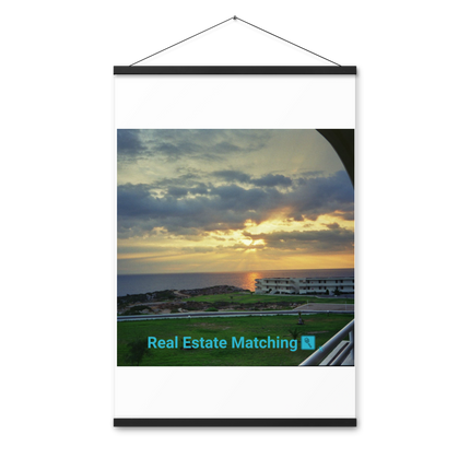 Natural View Poster with hangers with realestatematching with key Logo