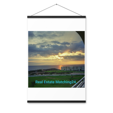 Natural View Poster with hangers with realestatematching24 without key Logo