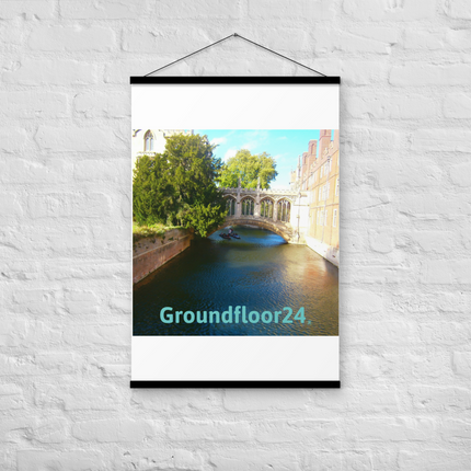 Beautiful Canel Poster with hangers with Groundfloor24 without House Logo