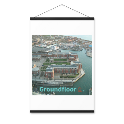 Nice City Poster with hangers with Groundfloor with House Logo
