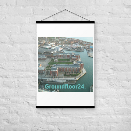 Nice City Poster with hangers with Groundfloor24 without House Logo