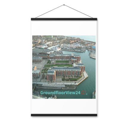 Nice City Poster with hangers with groundfloorview24 with House Logo