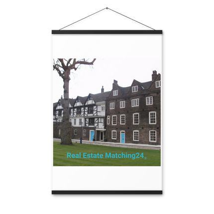 Beautiful Palace Poster with hangers with realestatematching24 without key Logo