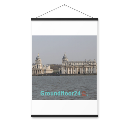 Riverside Beauty Poster with hangers with Groundfloor24 with House Logo