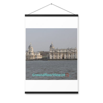 Riverside Beauty Poster with hangers with groundfloorview24 with House Logo