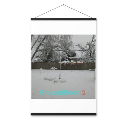 Winter Wonderland Poster with hangers with Groundfloor with House Logo