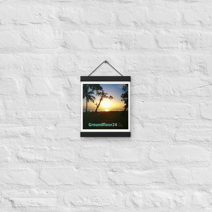 Beautiful Sea View Poster with hangers with Groundfloor24 without House Logo