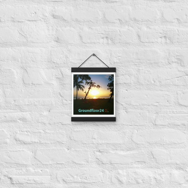 Beautiful Sea View Poster with hangers with Groundfloor24 without House Logo