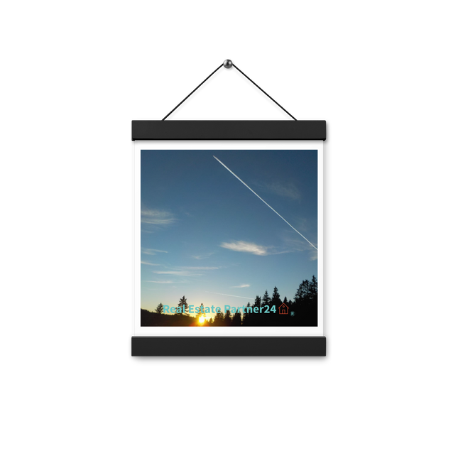 Attractive Sinari Poster with hangers with realestatepartner24 with house Logo