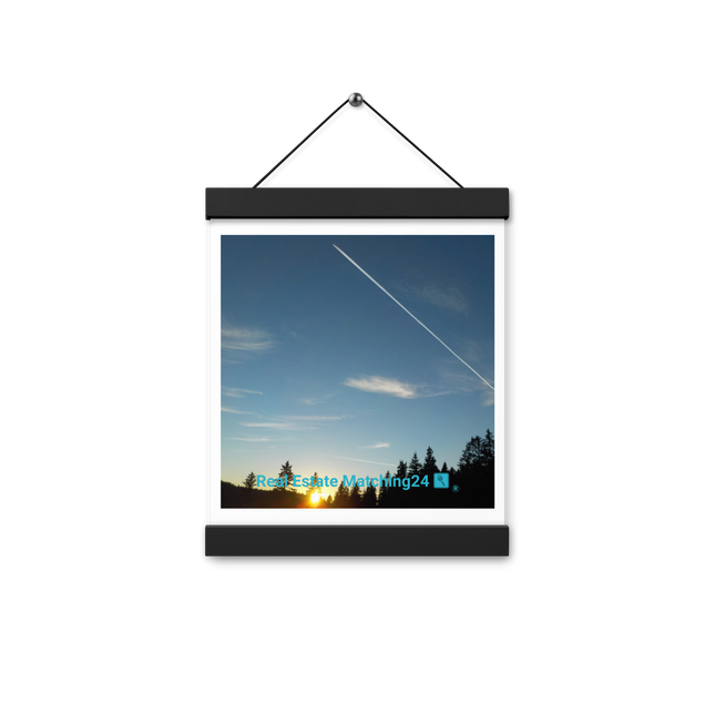 Attractive Sinari Poster with hangers with realestatematching24 with key Logo