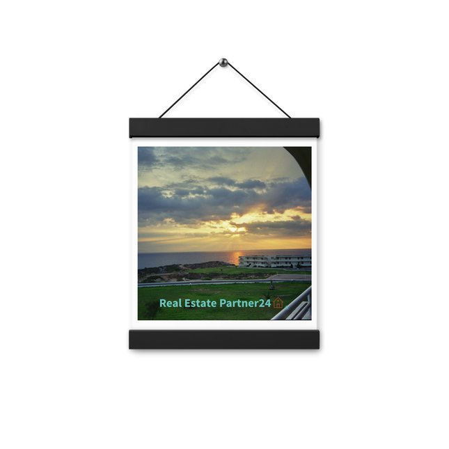 Natural View Poster with hangers with realestatepartner24 with house Logo