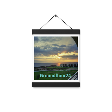 Natural View Poster with hangers with Groundfloor24 without House Logo