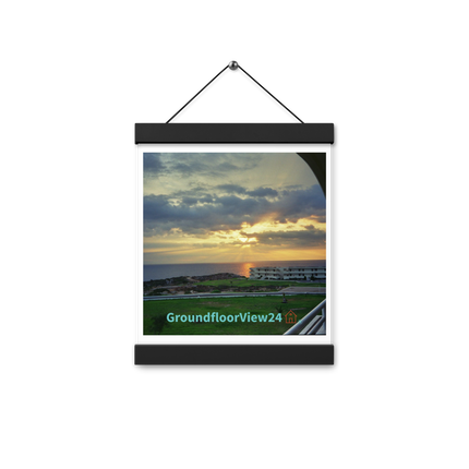 Natural View Poster with hangers with groundfloorview24 with House Logo