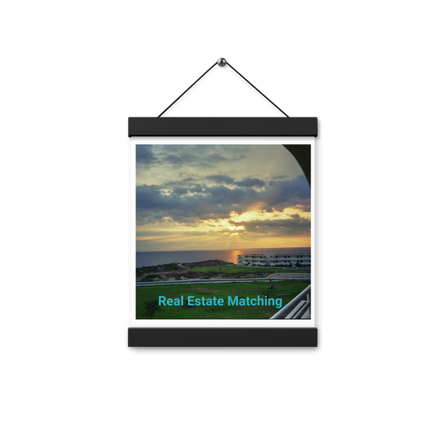 Natural View Poster with hangers with realestatematching without key Logo