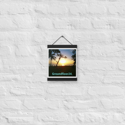Beautiful Sea View Poster with hangers with Groundfloor24 without House Logo