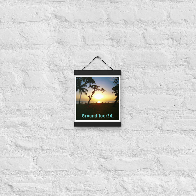 Beautiful Sea View Poster with hangers with Groundfloor24 without House Logo