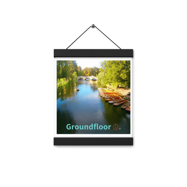 Beautiful Nature Poster with hangers with Groundfloor with House Logo