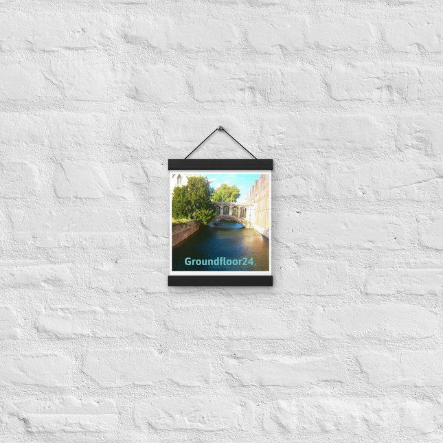 Beautiful Canel Poster with hangers with Groundfloor24 without House Logo