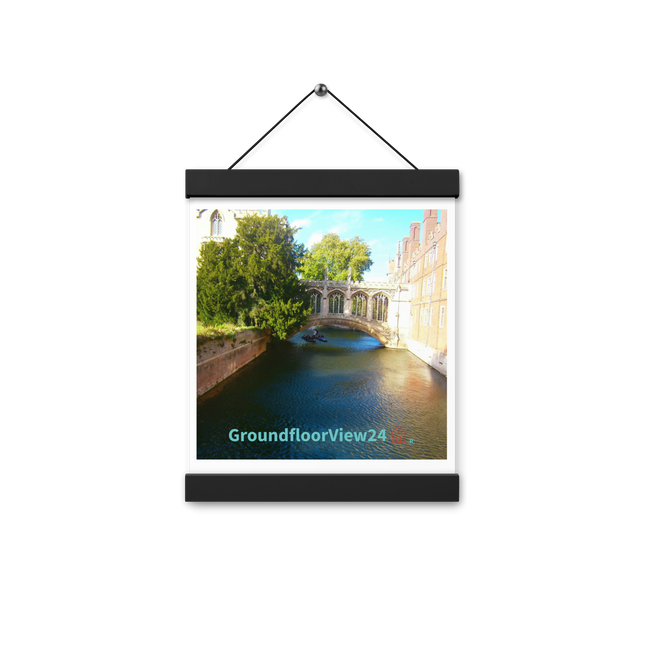 Beautiful Canel Poster with hangers with groundfloorview24 with House Logo