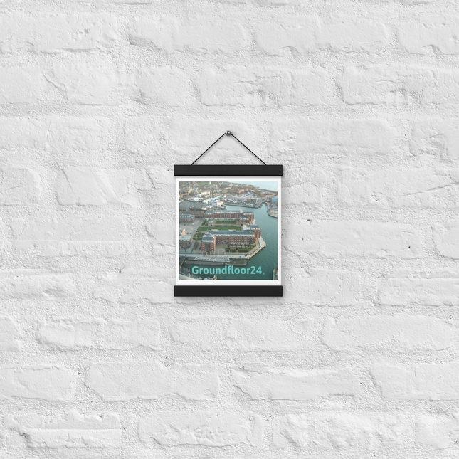 Nice City Poster with hangers with Groundfloor24 without House Logo