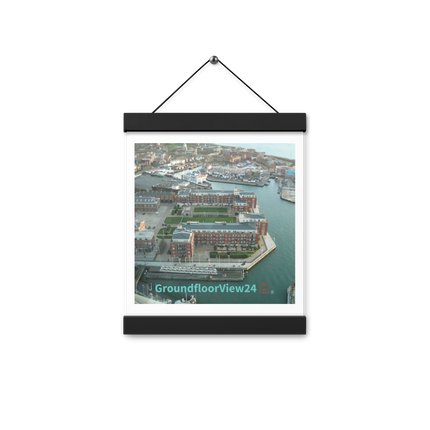 Nice City Poster with hangers with groundfloorview24 with House Logo