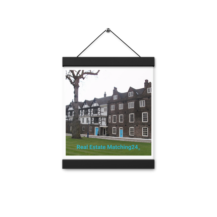 Beautiful Palace Poster with hangers with realestatematching24 without key Logo