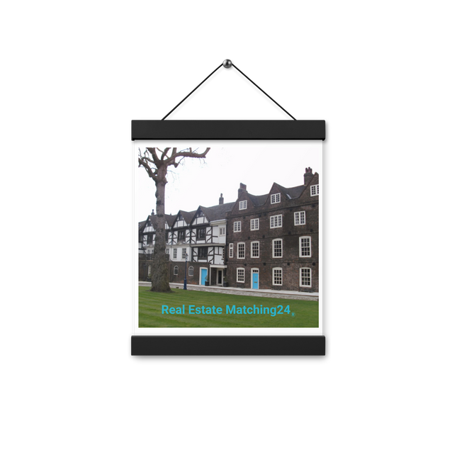 Beautiful Palace Poster with hangers with realestatematching24 without key Logo