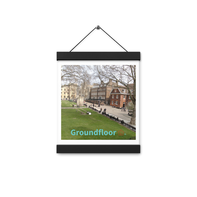Beautiful Park Poster with hangers with Groundfloor with House Logo