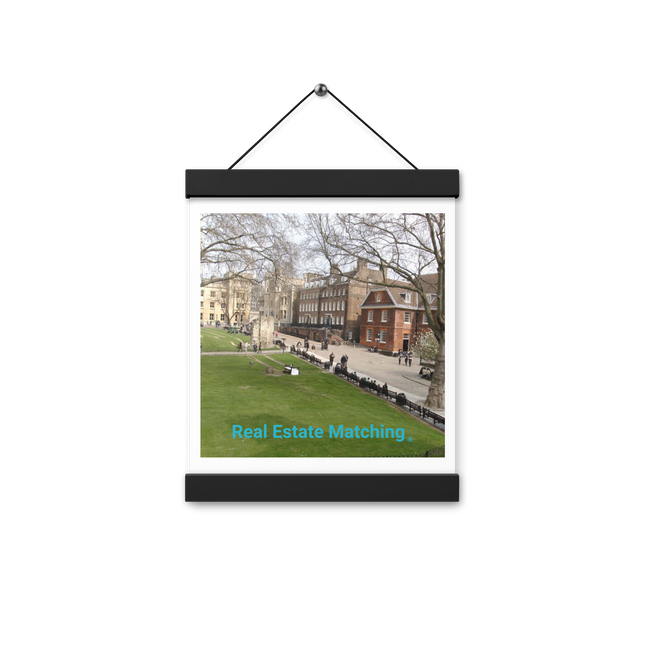 Beautiful Park Poster with hangers with realestatematching without key Logo