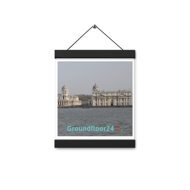 Riverside Beauty Poster with hangers with Groundfloor24 with House Logo