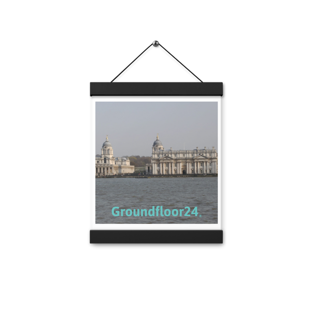 Riverside Beauty Poster with hangers with Groundfloor24 without House Logo