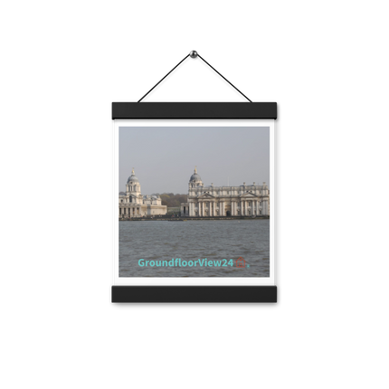 Riverside Beauty Poster with hangers with groundfloorview24 with House Logo