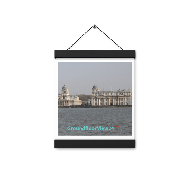 Riverside Beauty Poster with hangers with groundfloorview24 with House Logo