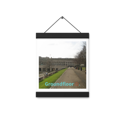 Majestic Palace Poster with hangers with Groundfloor with House Logo