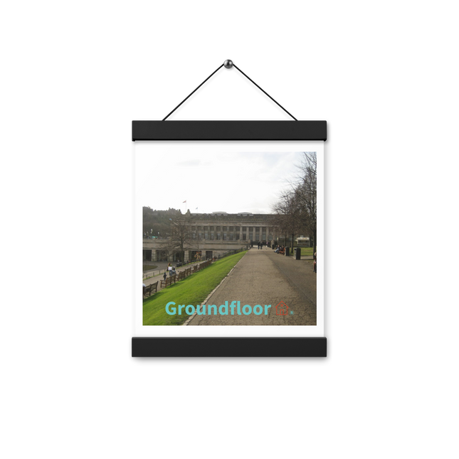 Majestic Palace Poster with hangers with Groundfloor with House Logo