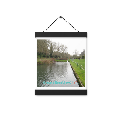 Lakeside Beauty Poster with hangers with groundfloorview24 with House Logo