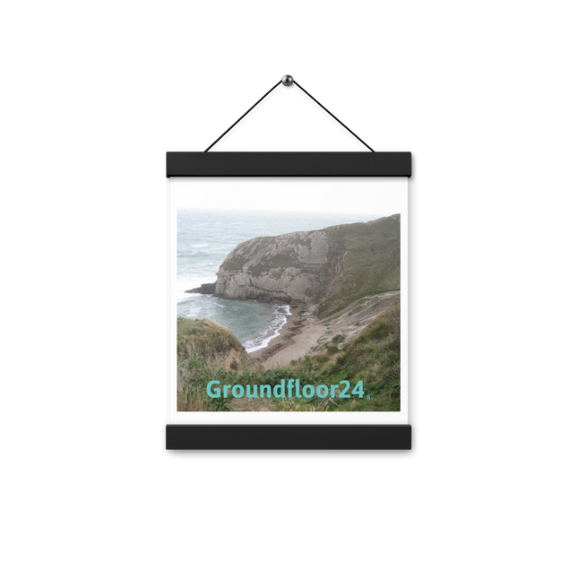 Sea & Hills Poster with hangers with Groundfloor24 without House Logo