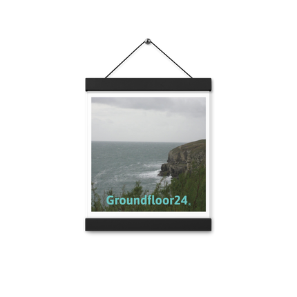 Seaside Serenity Palace Poster with hangers with Groundfloor24 without House Logo