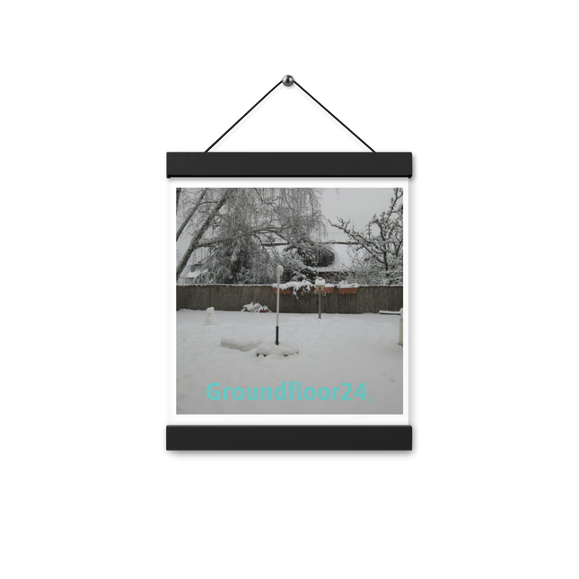 Winter Wonderland Poster with hangers with Groundfloor24 without House Logo