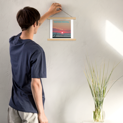 Beutiful Poster with hangers with Real Estate Matching Logo