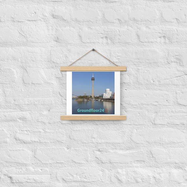 Lovely Sinari Poster with hangers with Groundfloor24 Logo